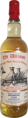 Ardmore 2008 vW The Ultimate Cask Strength 10yo Bourbon Barrel #800203 55.2% 700ml