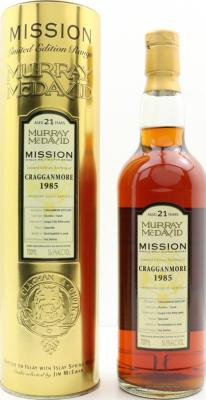 Cragganmore 1985 MM Mission Gold Series 56.5% 700ml