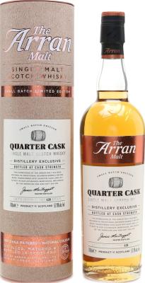 Arran Quarter Cask Distillery Exclusive Small Batch Limited Edition 52.8% 700ml