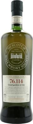 Mortlach 1987 SMWS 76.114 Grand gardens in Goa Refill Ex-Bourbon Hogshead 58% 700ml