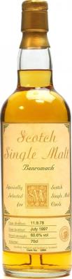 Benromach 1978 MC #2985 60.6% 700ml