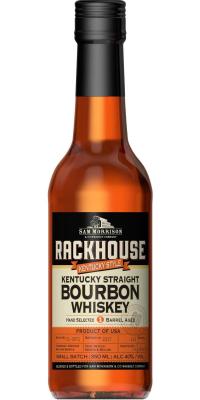 Rackhouse Kentucky Straight Bourbon Whisky Small Batch American New Oak Barrels 40% 350ml