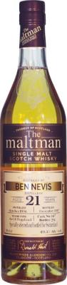 Ben Nevis 1996 MBl The Maltman Refill Hogshead #1417 49.5% 700ml