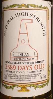 Caol Ila 3589 Days Old SV 57.6% 700ml