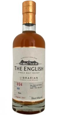 The English Whisky Members Club Release Batch #04 Librarian Members Club Release Sherry Cask #838 46% 700ml