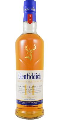 Glenfiddich 14yo Our Bourbon Barrel Reserve Bourbon Barrels Virgin Barrels finish 43% 700ml