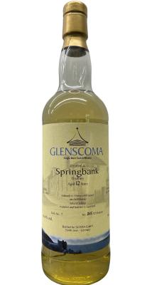 Springbank 1993 Gs Sherry-refill Wood Scoma GmbH Germany 46% 700ml