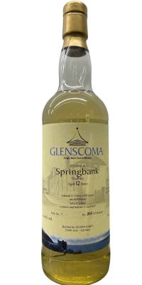 Springbank 1993 Gs Sherry-refill Wood Scoma GmbH Germany 46% 700ml