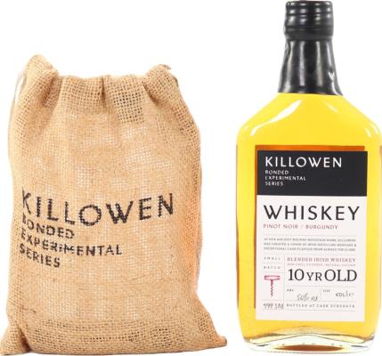 Killowen 10yo KD Bonded Experimental Series Pinot Noir Burgundy cask 56% 500ml