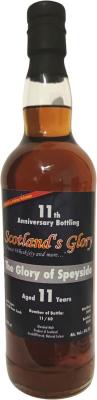 The Glory of Speyside 2009 SG 11th Anniversary Bottling Port Hogshead 58.5% 700ml