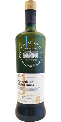 Balblair 2008 SMWS 70.33 A percolator of pine cones Refill Ex-Bourbon Barrel 60.5% 700ml