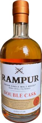 Rampur Double Cask Indian Single Malt Whisky 45% 700ml