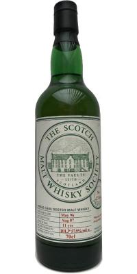 Springbank 1996 SMWS 27.66 Bracing and Invigorating Refill Hogshead 57.9% 700ml