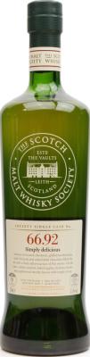 Ardmore 2007 SMWS 66.92 Simply delicious 9yo Refill Ex-Bourbon Barrel 57.6% 700ml