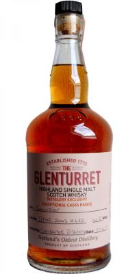 Glenturret Distillery Exclusive Exceptional Casks Range The Towser Cask GTUR2003 #622 60.2% 700ml