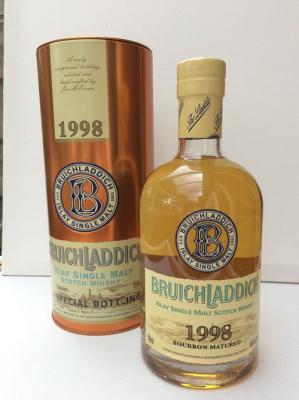 Bruichladdich 1998 Special Bottling Bourbon 46% 700ml