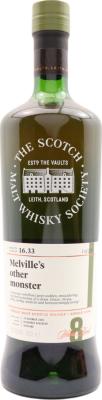 Glenturret 2009 SMWS 16.33 Melville's other monster 8yo Re-Charred Hogshead 62% 700ml