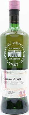 Glen Scotia 2005 SMWS 93.120 Cocoa and coal Re-Charred Hogshead 57.3% 700ml