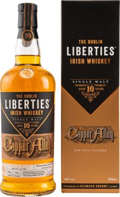 The Dublin Liberties 10yo Copper Alley 46% 700ml