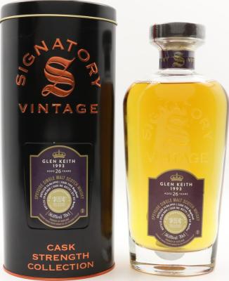 Glen Keith 1993 SV Cask Strength Collection #82779 The Whisky Exchange 20th Anniversary 56.6% 700ml