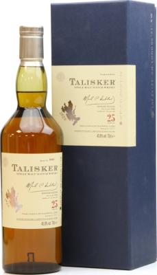 Talisker 25yo Refill Oak Casks 45.8% 700ml