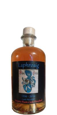 Laphroaig 1996 RF Wappen Futterer Guyana Rum Finish #6587 54.5% 500ml