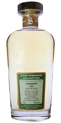 Longmorn 1989 SV Cask Strength Collection #18742 56.6% 700ml