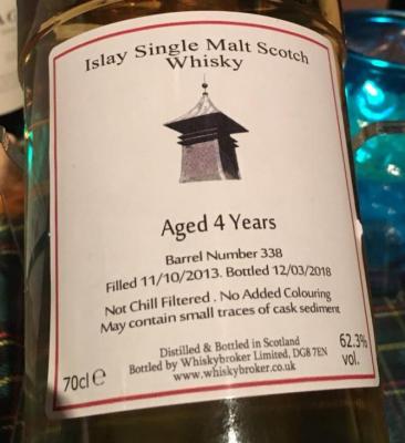 Islay Single Malt Scotch Whisky 2013 WhB 338 62.3% 700ml