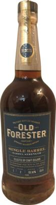 Old Forester Single Barrel Barrel Strength Craft Cellars 65.9% 750ml