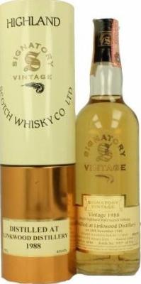 Linkwood 1988 SV Vintage Collection Sherry Butt #4840 43% 700ml