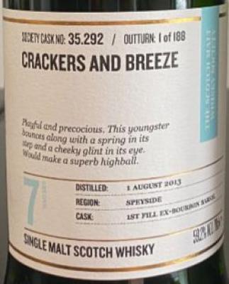 Glen Moray 2013 SMWS 35.292 1st Fill Ex-Bourbon Barrel 59.2% 700ml