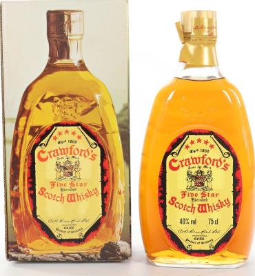 Crawford's sco 5 Star Blended Scotch Whisky 40% 750ml