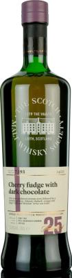 Longmorn 1992 SMWS 7.193 Cherry fudge with dark chocolate Refill Ex-Bourbon Hogshead 53.8% 700ml