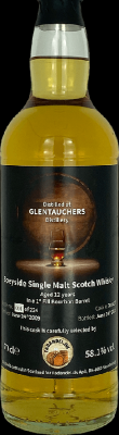 Glentauchers 2009 F.dk 1st Fill Bourbon Barrel #700437 58.1% 700ml