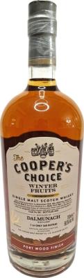 Dalmunach Winter Fruits VM The Cooper's Choice American Oak + Ruby Port Pipe Finish 56.5% 700ml