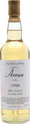 Arran 1996 Private Bottling #179 Chris & Jean Staddon 53.7% 700ml