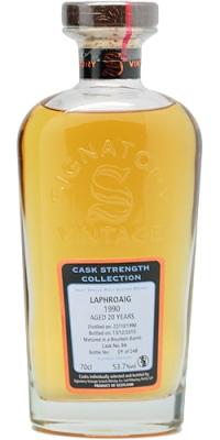 Laphroaig 1990 SV Cask Strength Collection Bourbon Barrel #84 53.7% 700ml