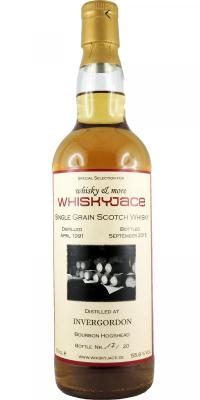 Invergordon 1991 WJ Bourbon Hogshead 55.8% 700ml