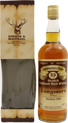 Longmorn 1960 GM Connoisseurs Choice 25yo 40% 750ml