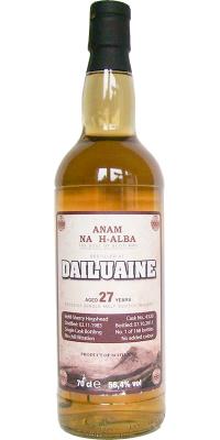 Dailuaine 1983 ANHA The Soul of Scotland Refill Sherry Hogshead #4320 56.4% 700ml