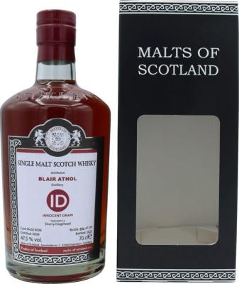 Blair Athol 2009 MoS Innocent Dram 47.5% 700ml