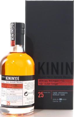 Kininvie 1990 Special Release #01 25yo Bourbon Cask #20 61.4% 350ml