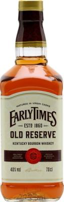 Early Times Old Reserve Kentucky Bourbon Whisky 40% 700ml