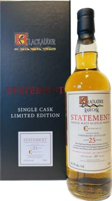 Ledaig 1997 BA Blackadder Statement Edition No. 59 Hogshead 61.5% 700ml