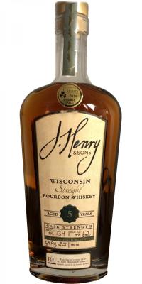 J. Henry & Sons 5yo Patton Road Reserve New Charred Oak Barrels Batch 134 Binny's Bourbon Women Chicago 59.95% 750ml
