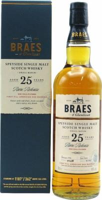 Braes of Glenlivet 25yo Secret Speyside Collection BG/001 48% 700ml