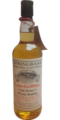 Springbank 1997 Sherry cask #839 Loar-Griffiths 50% 750ml