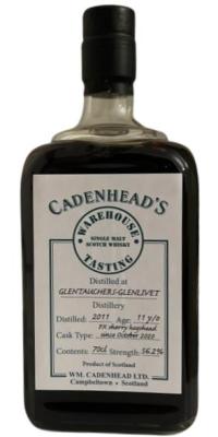 Glentauchers 2011 CA Warehouse Tasting PX sherry hogshead since October 2020 56.2% 700ml