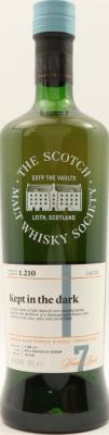 Glenfarclas 2011 SMWS 1.210 Kept in the dark Refill Ex-Bourbon Hogshead 64.4% 700ml