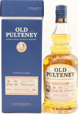 Old Pulteney 2004 Single Cask Ex-Bourbon Barrel #221 50.9% 700ml